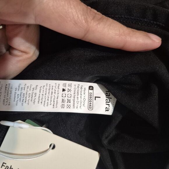 Nwt Halara Women's Softlyzero Long Sleeve Side Pocket Flare Micro Mini Dress L - Picture 10 of 10